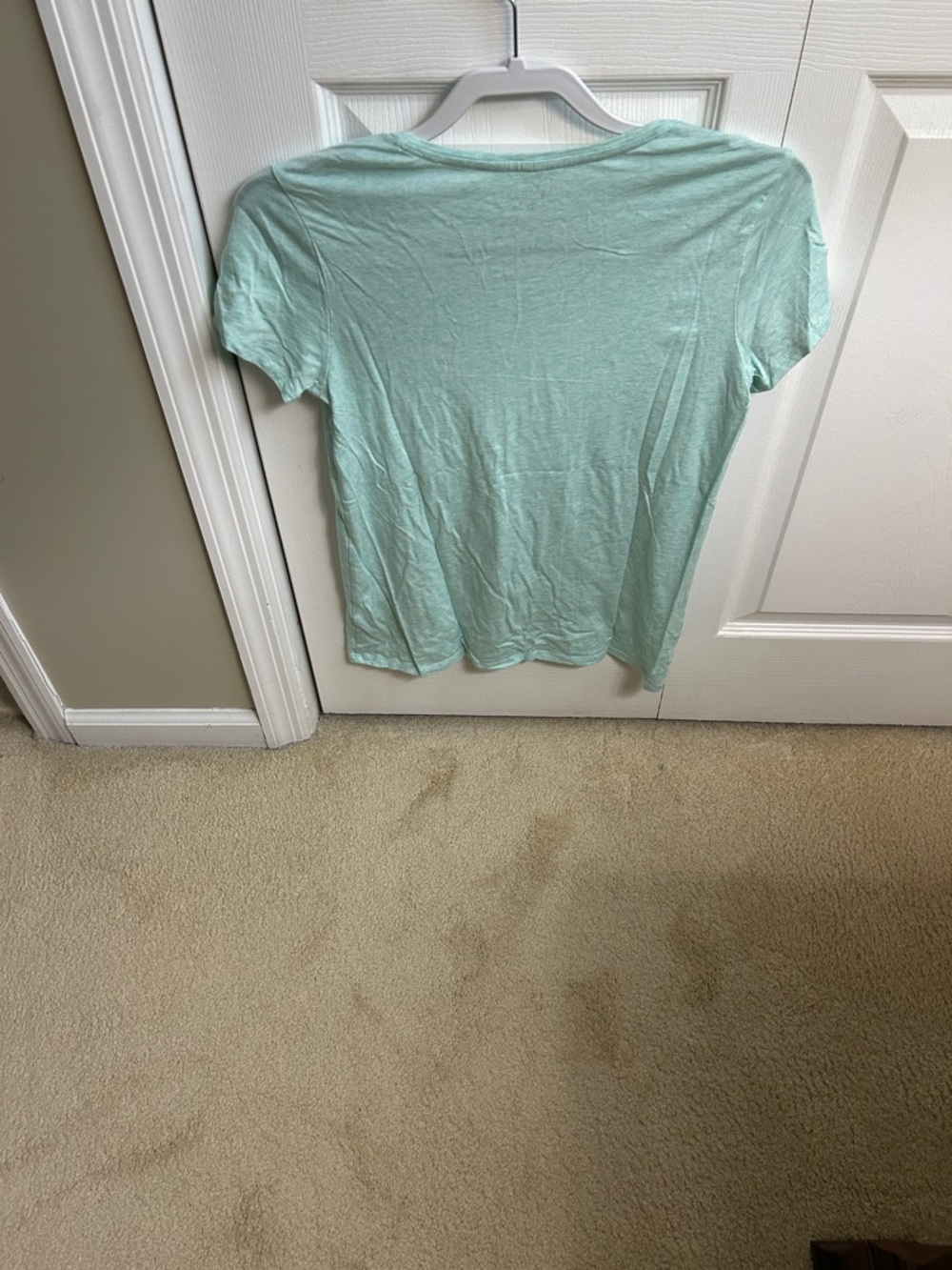 Garnet Hill Mint Color Lightweight Scoop Neck Tee - Picture 3 of 7